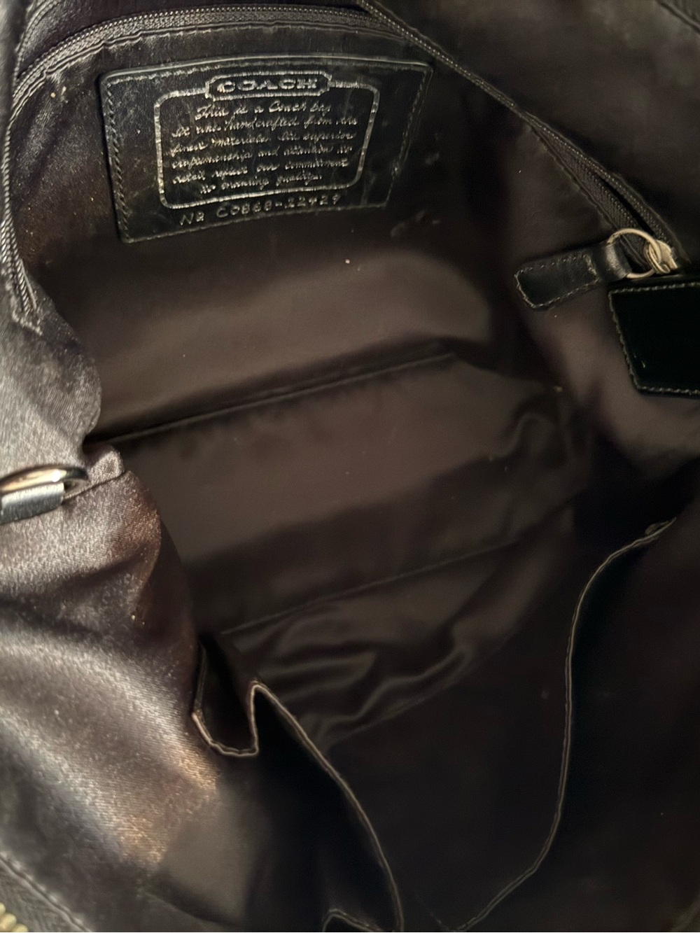 Coach  Black and Gray Signature Canvas Tote - Picture 10 of 10